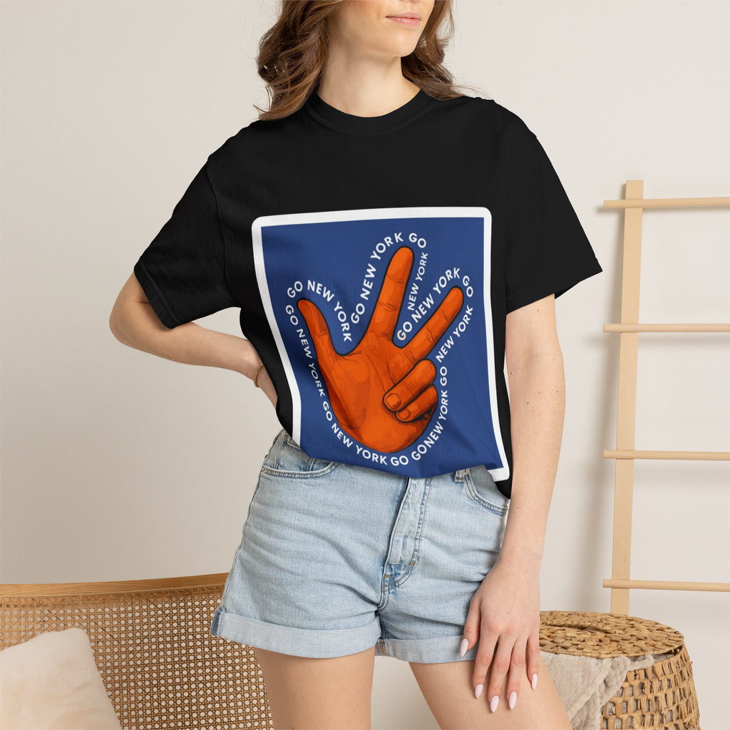 Go New York Hand Graphic T-Shirt