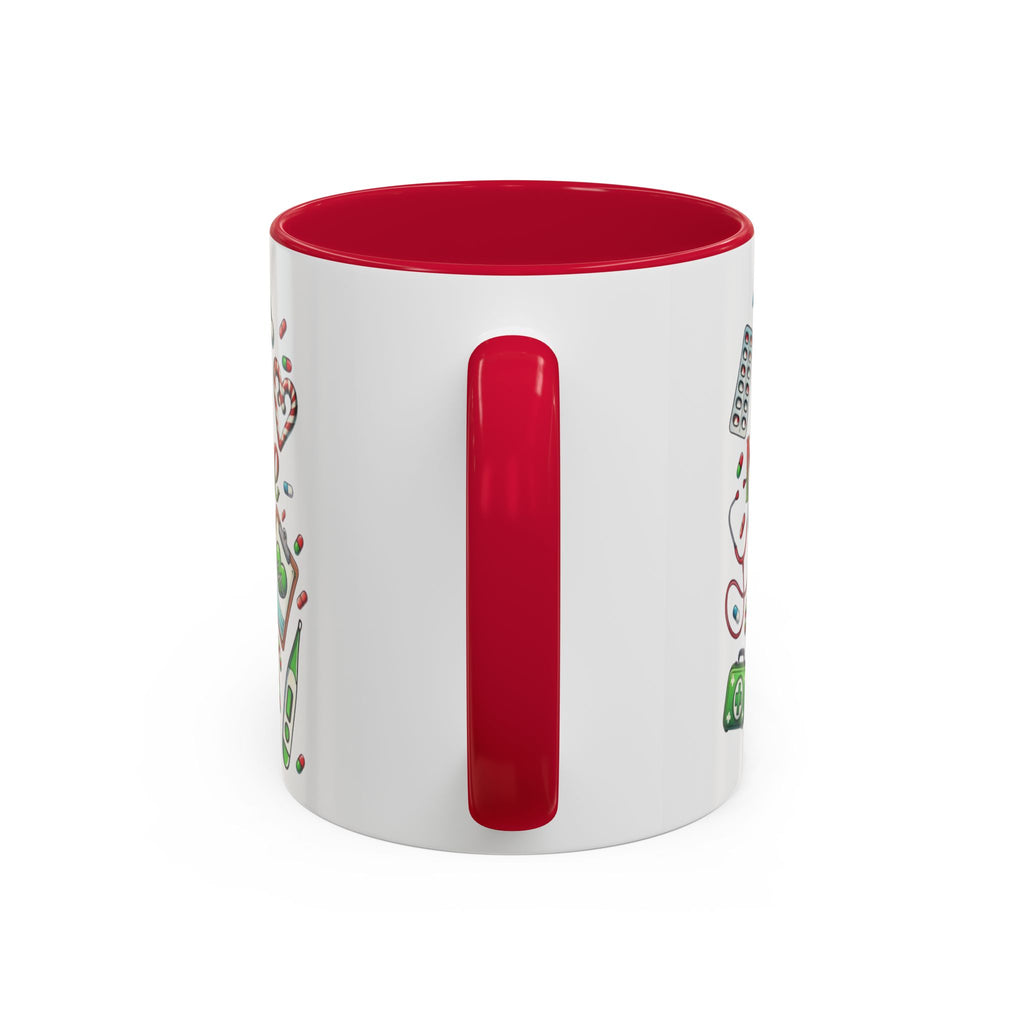 Nurse Elf Coffee Mug — Christmas Medical Holiday Gift (11oz & 15oz) Medical Christmas Mug