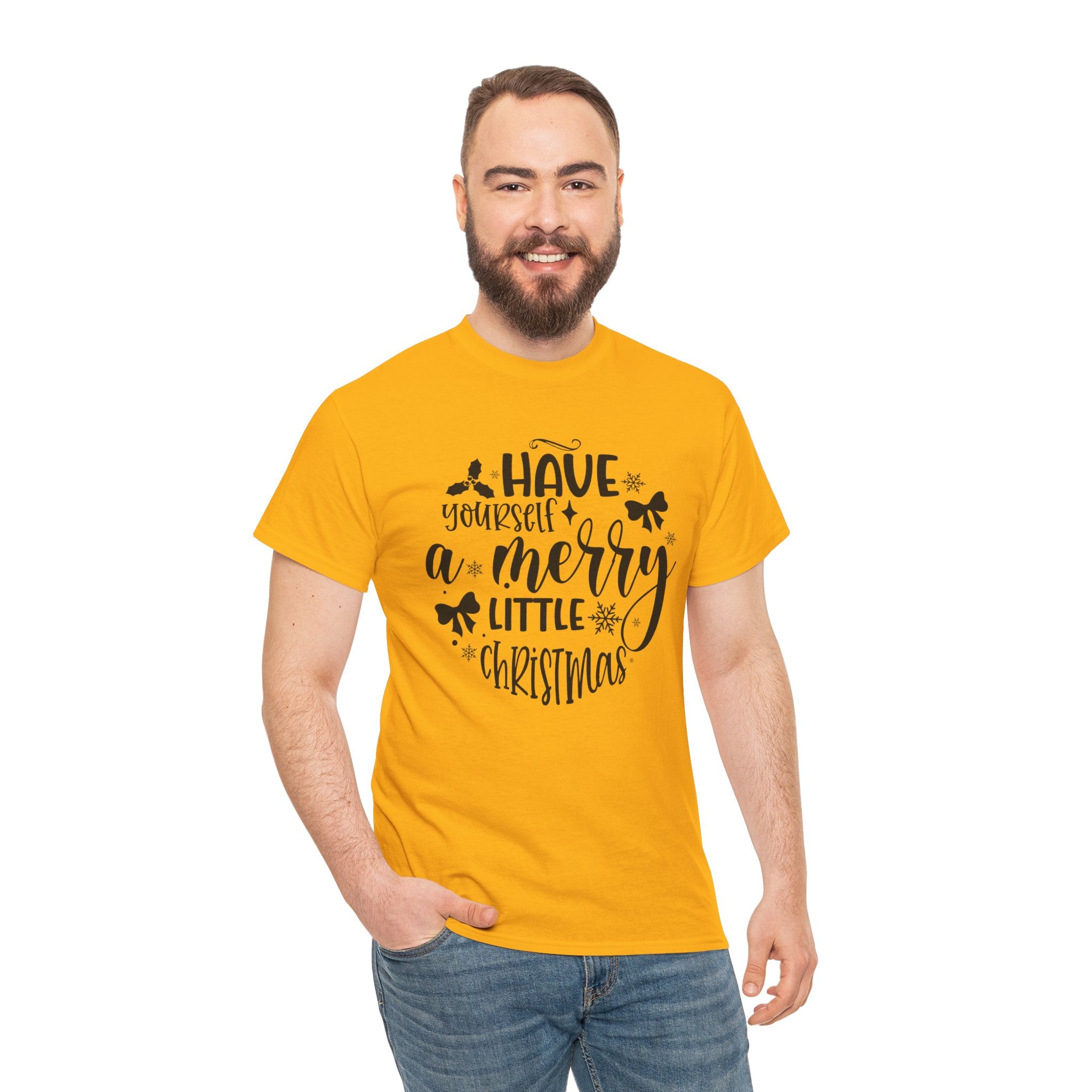 Merry Christmas Cotton Tee Holiday Graphic Tees & Cozy Festive Wear
