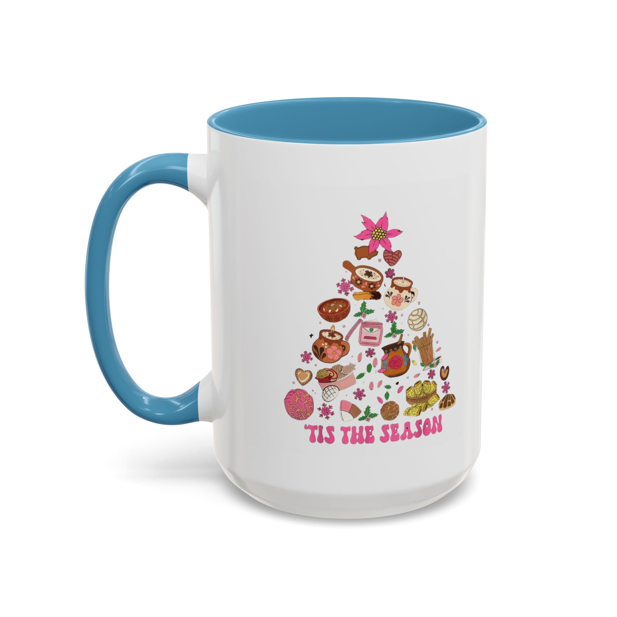 Coffee Mug - 'Tis the Season' Holiday Cookie Tree Accent Mug (11/15oz)