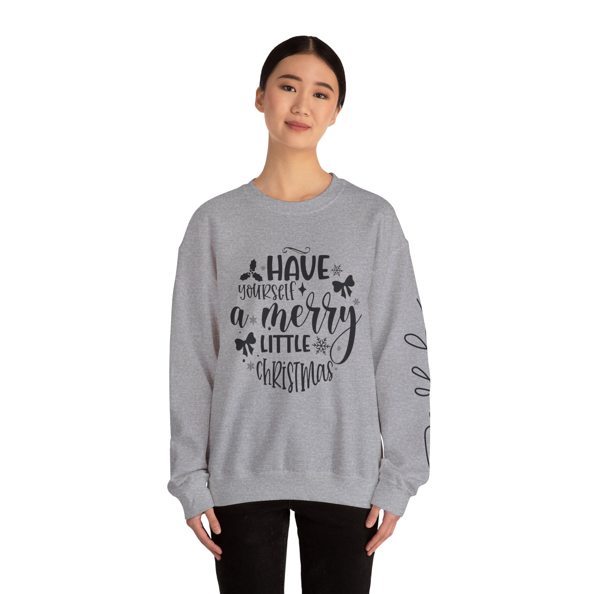 Xmas Shirts & Sweaters | Funny, Cute & Classic Christmas Designs Merry Christmas Crewneck Sweatshirt - Cozy Unisex Holiday Apparel