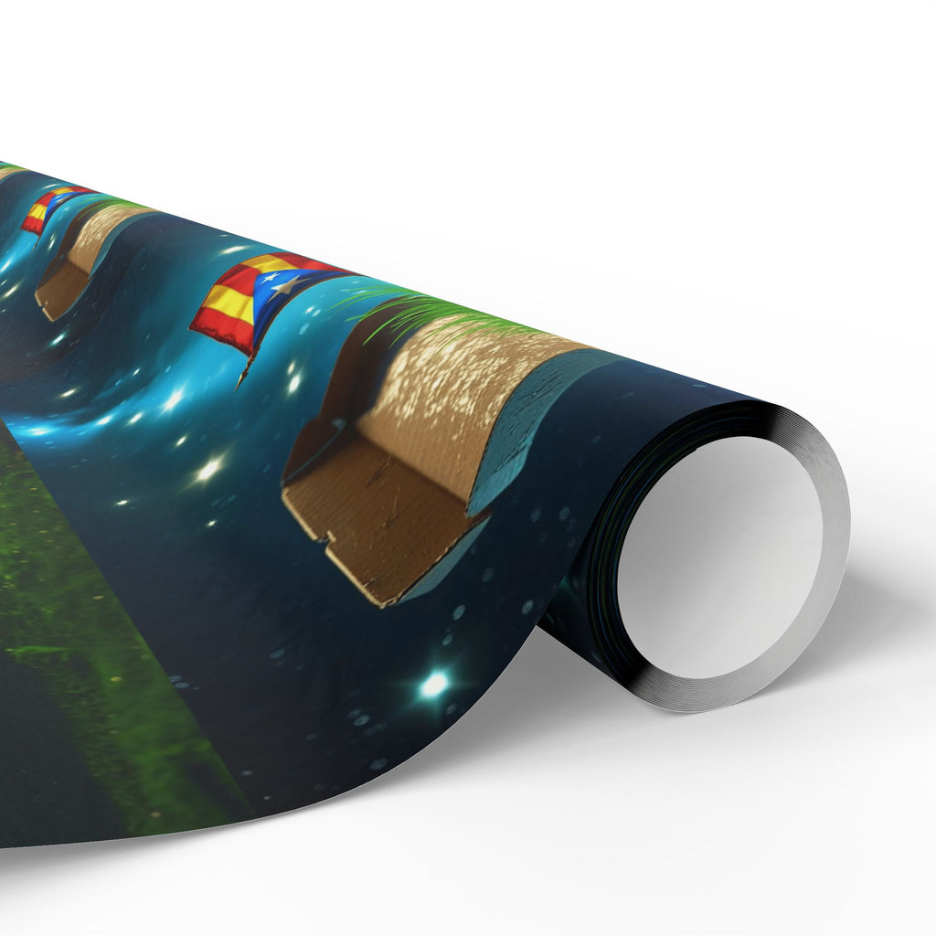 Puerto Rico Wrapping Paper – Cultural Gift Wrap | Boricua Heritage Design | Holiday & Celebration Gift Packaging