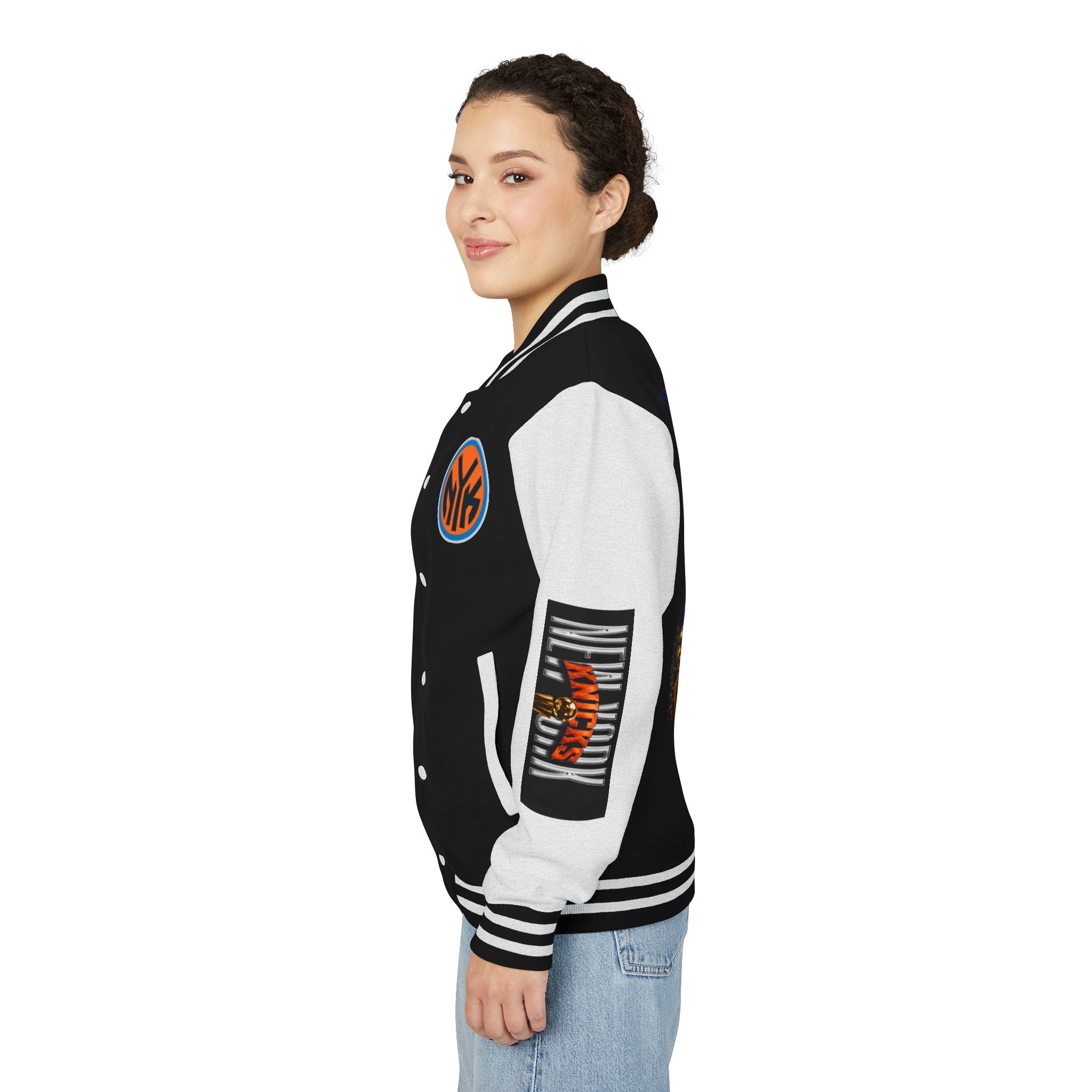 Basketball-Inspired Letterman Jacket — Men's Retro Varsity Sports Jacket Jose AlvarTribute Varsity Jacket