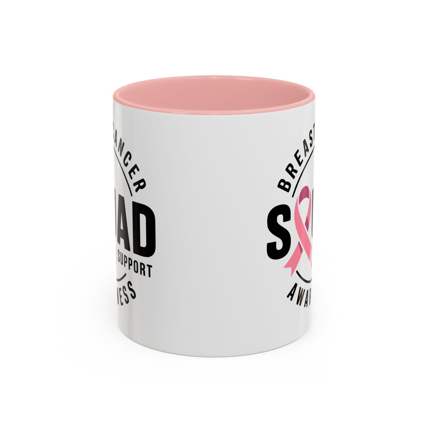 Breast Cancer Awareness Coffee Mug - Support Your Squad
