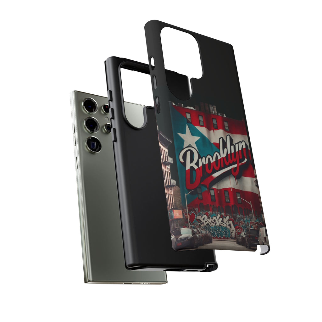 Brooklyn Street Art Phone Case  Urban Graffiti Protective Cover