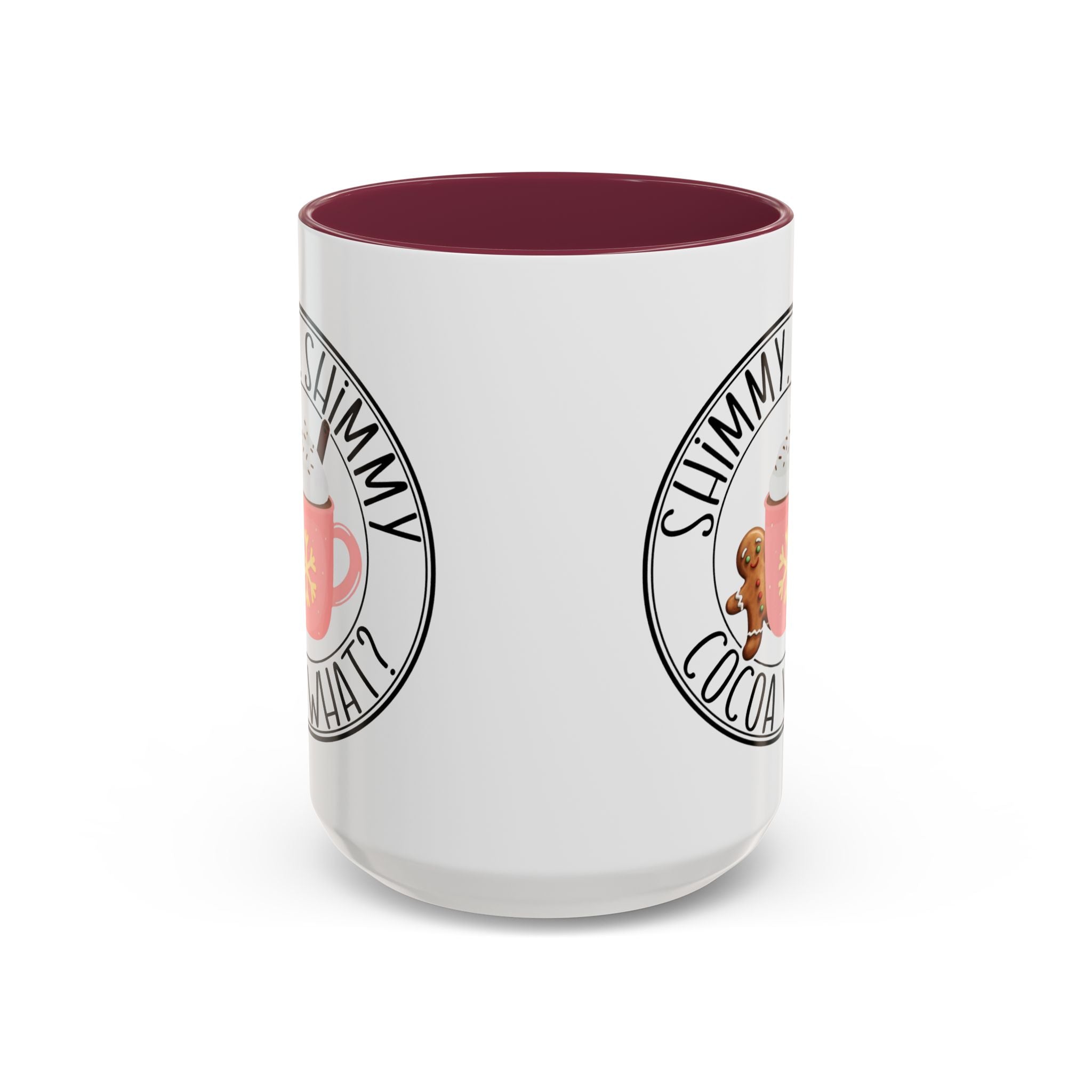 Cute Cocoa Mugs with Gingerbread Design Perfect for Winter Holiday CheerBeverage Cup Christmas Design