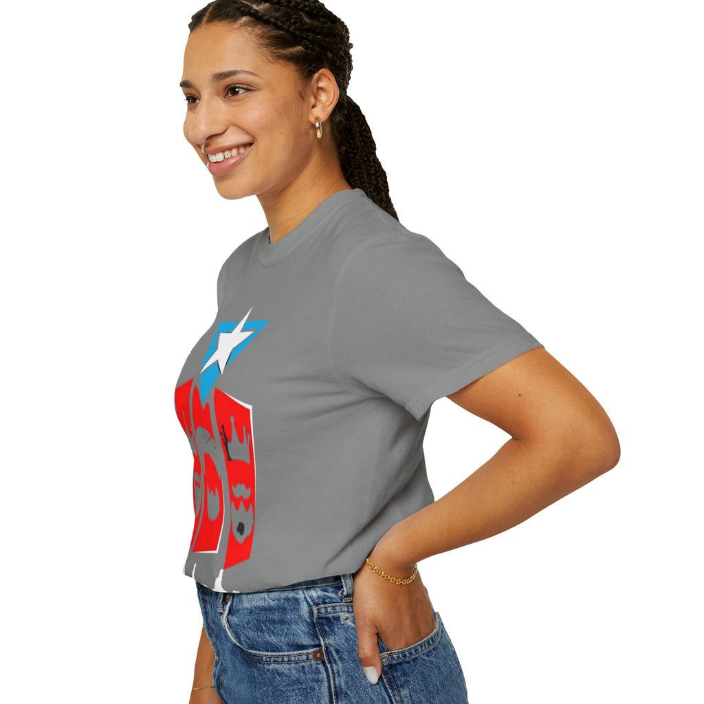 The Three Kings T-Shirt — Puerto Rican Three Kings Graphic Tee (Star & Crown Silhouettes)