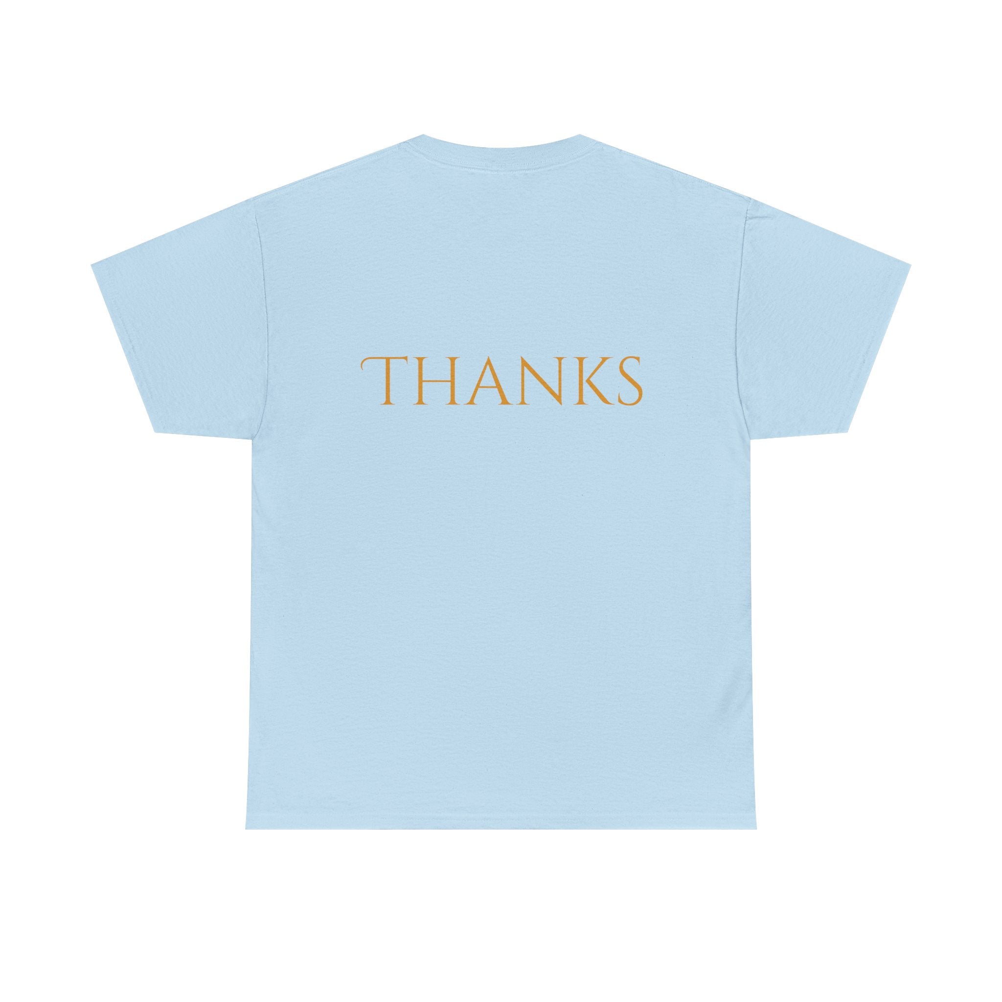 Give Thanks Tee Thanksgiving Graphic T-Shirt with Rustic Bow Design