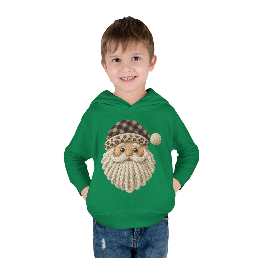 Toddler Hoodie  Cozy Plaid Santa Gnome Pullover