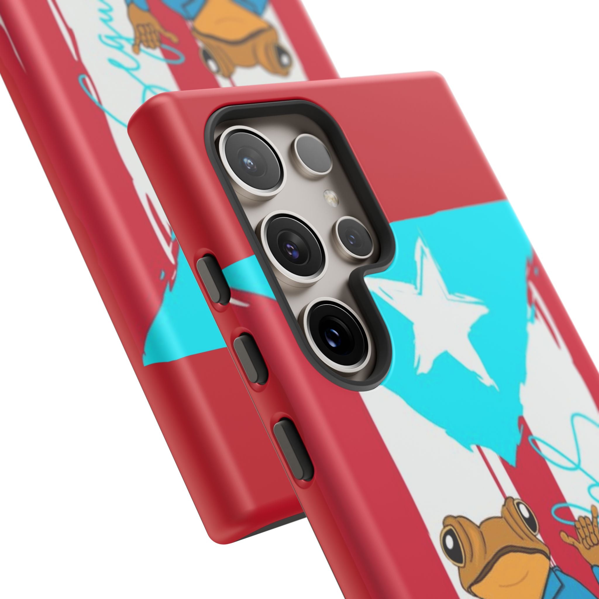 Puerto Rican Flag Frog Design ("Señorita Hops")Phone Case Isla del Encanto Phone Case – Puerto Rican Style
