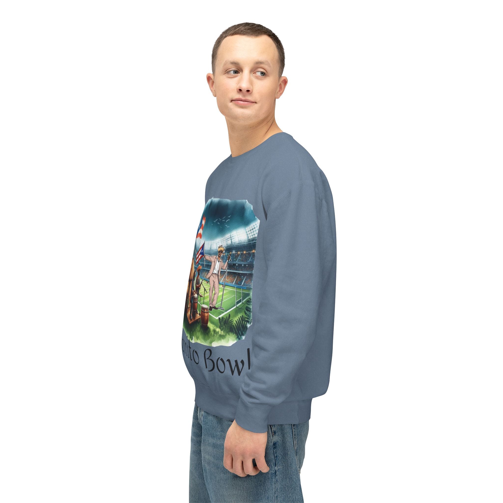 Benito Bowl Sweatshirt  Puerto Rican Tailgate SuperBowl Crewneck
