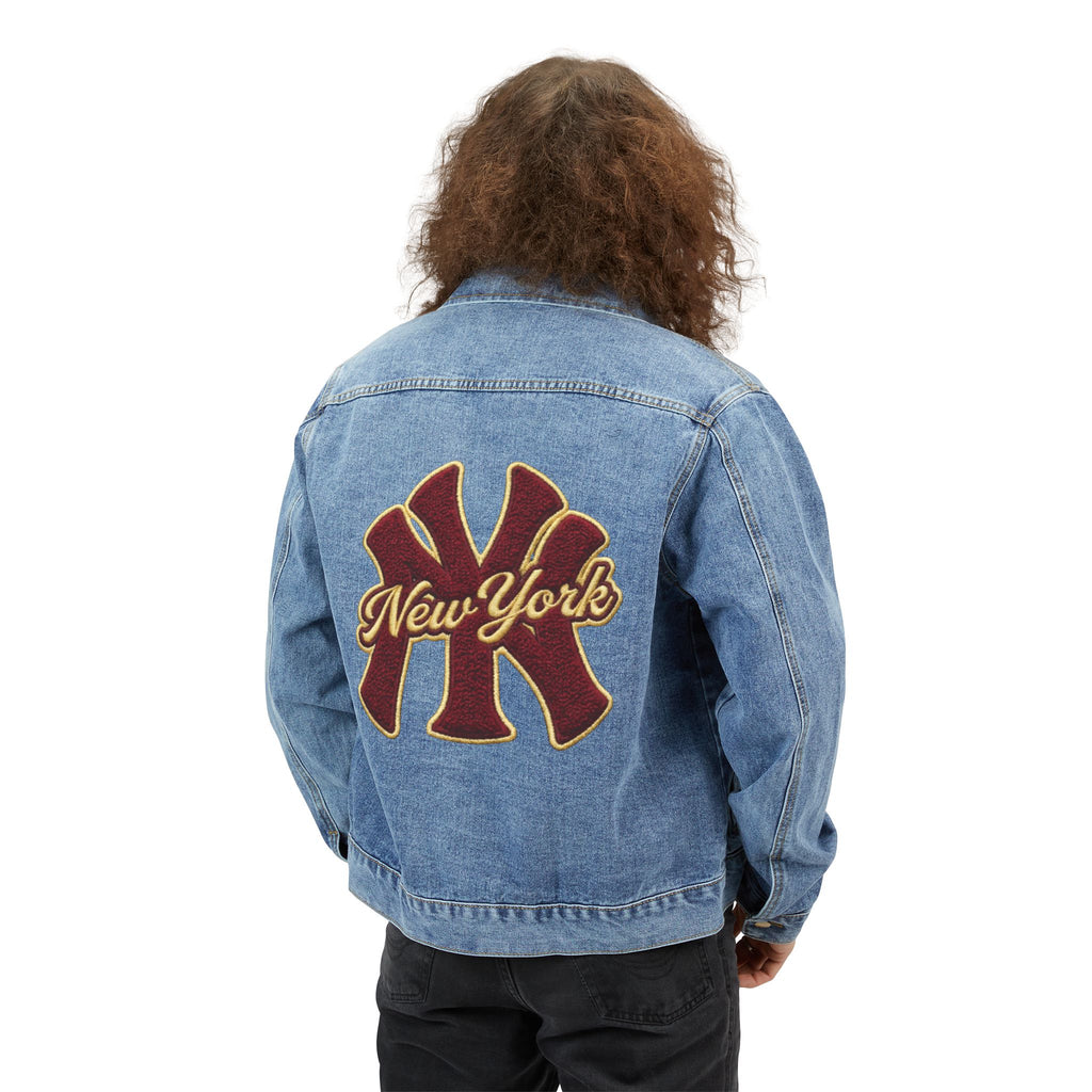 Denim Jacket — Vintage New York Patch Back