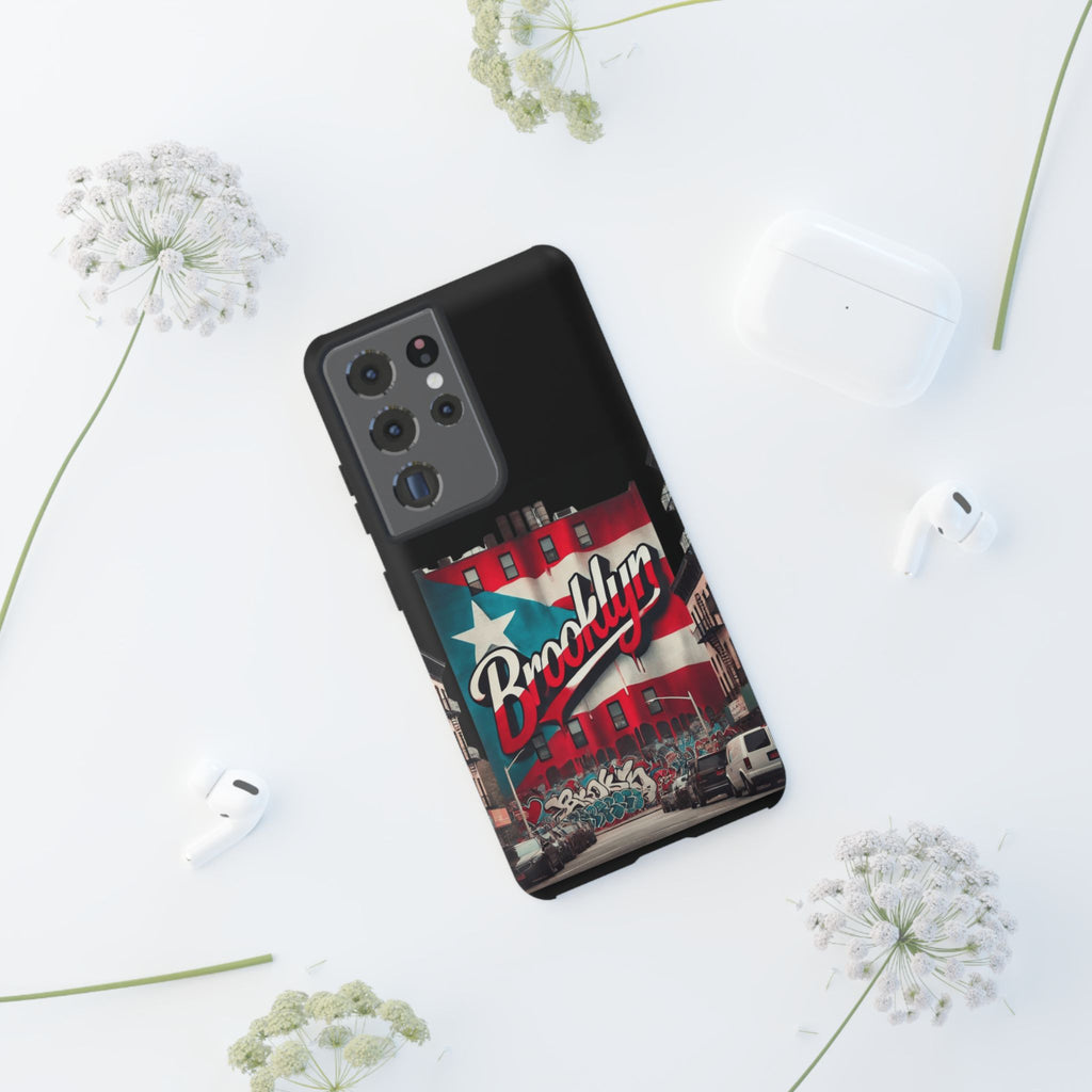 Brooklyn Street Art Phone Case  Urban Graffiti Protective Cover