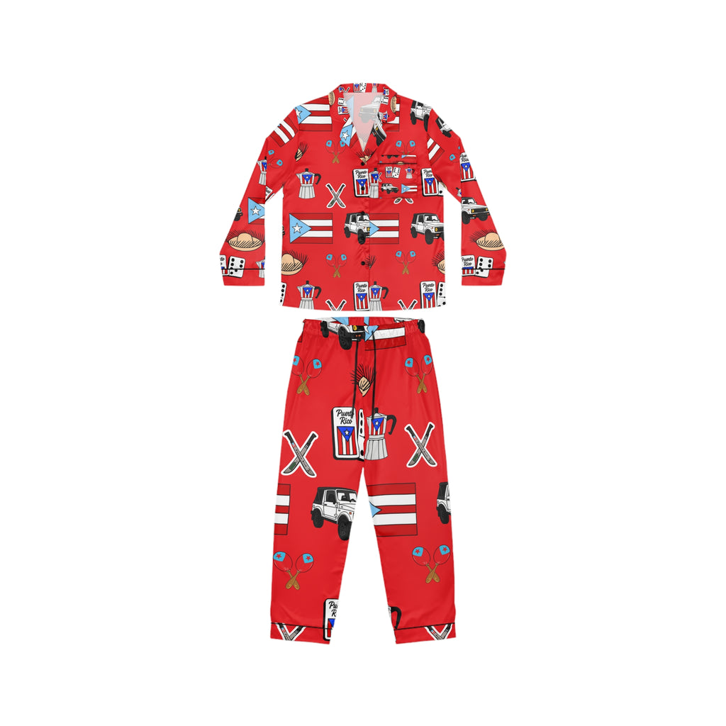 Cozy Puerto Rico Holiday Pajamas | Matching Family Set | Island Christmas Sleepwear