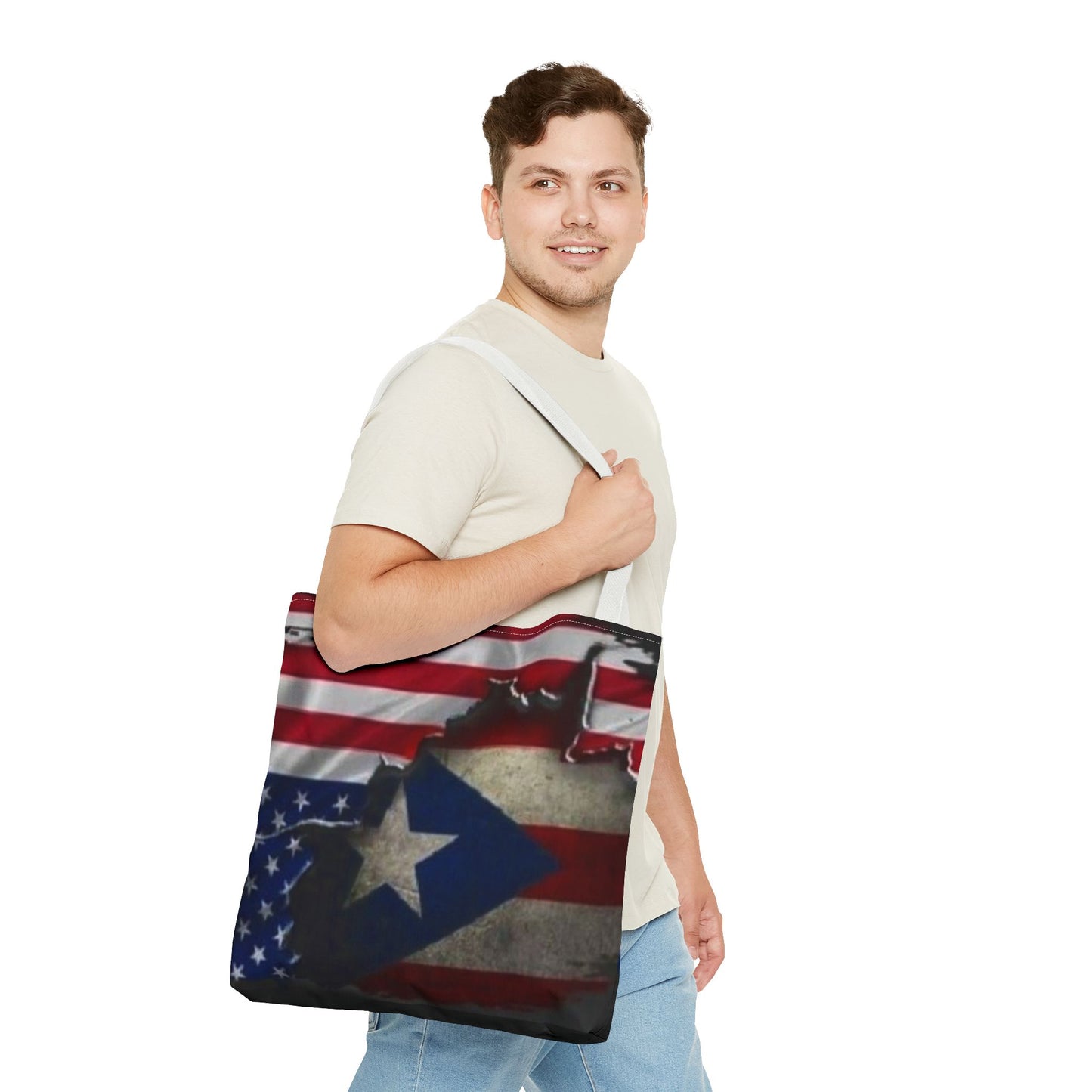 Carry Your Culture Puerto Rico Tote Bags with Island Pride 🇵🇷 Durable and Stylish Puerto Rico Tote Tote Bag (AOP)