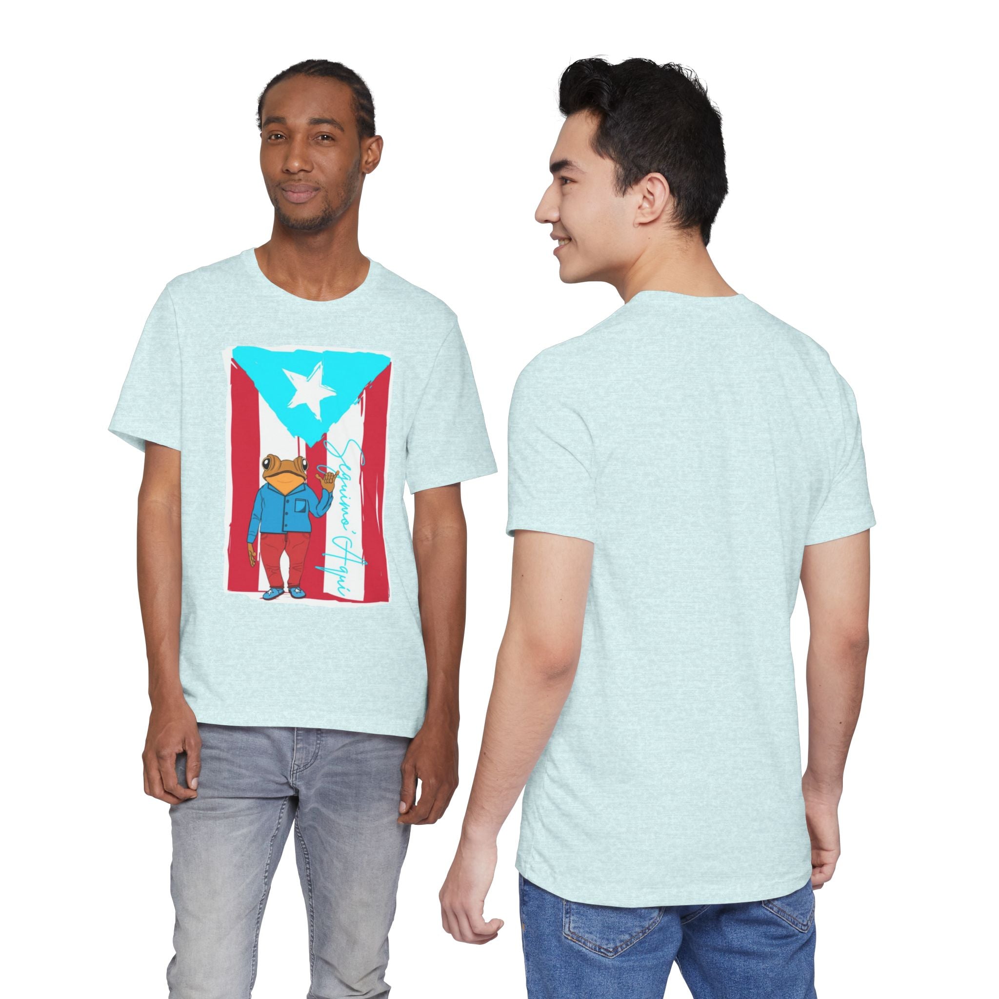 Puerto Rican Coqui Flag T‑Shirt  Boricua Pride Tee