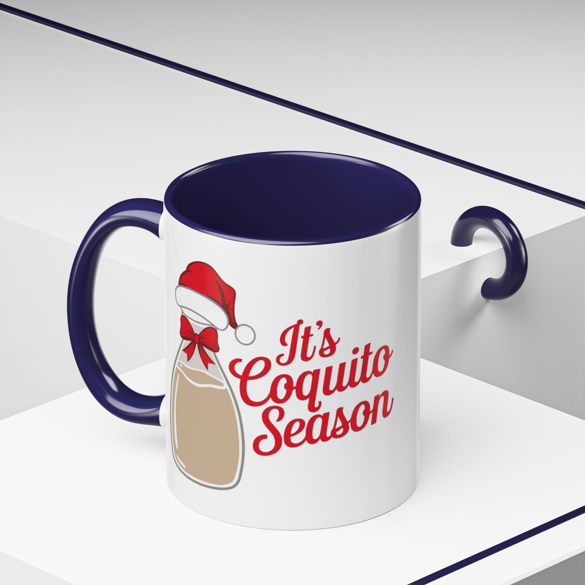 Herencia de Puerto Rico Mug Coquito Season Accent Mug Festive Holiday Coffee Cup