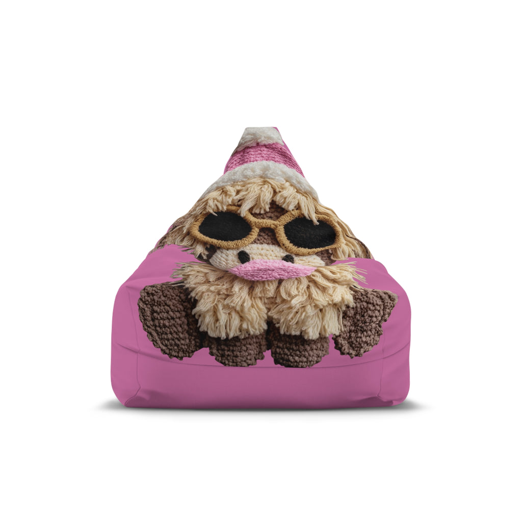 Cute Knitted Sloth Design Kids Bean Bag Chair  Fun  Cozy Gift Design
