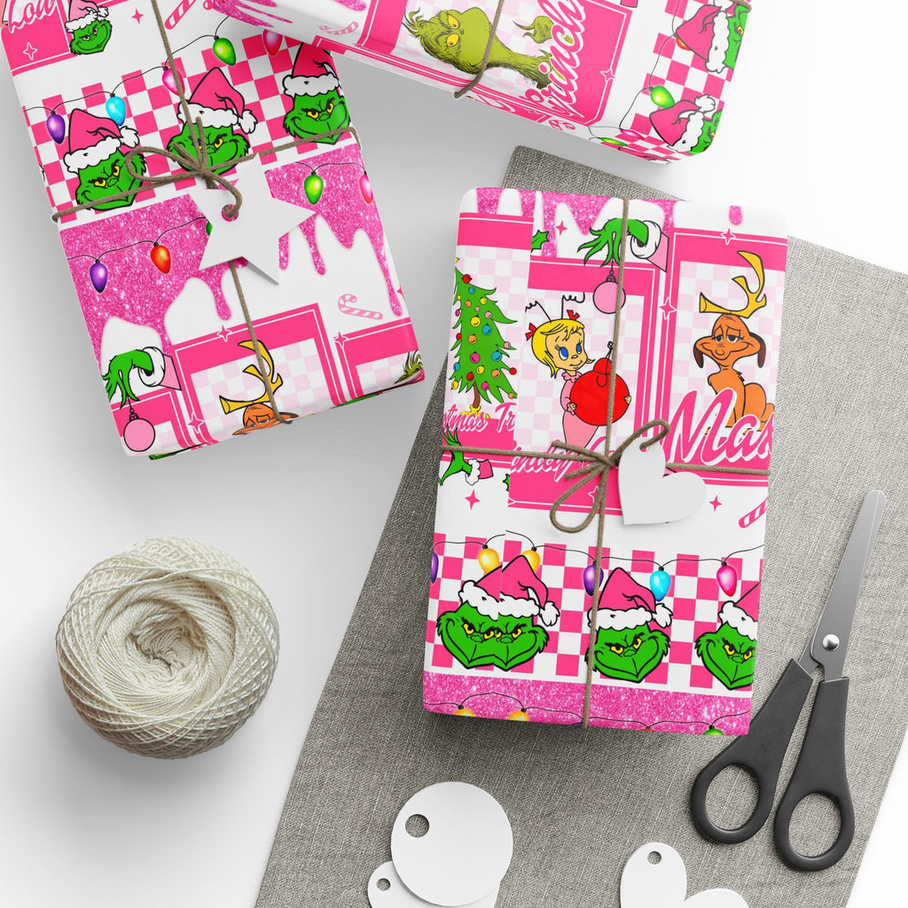 Festive Wrapping Paper – Whimsical Holiday Gift Wrap | Christmas Paper Roll | Fun & Unique Gift Packaging