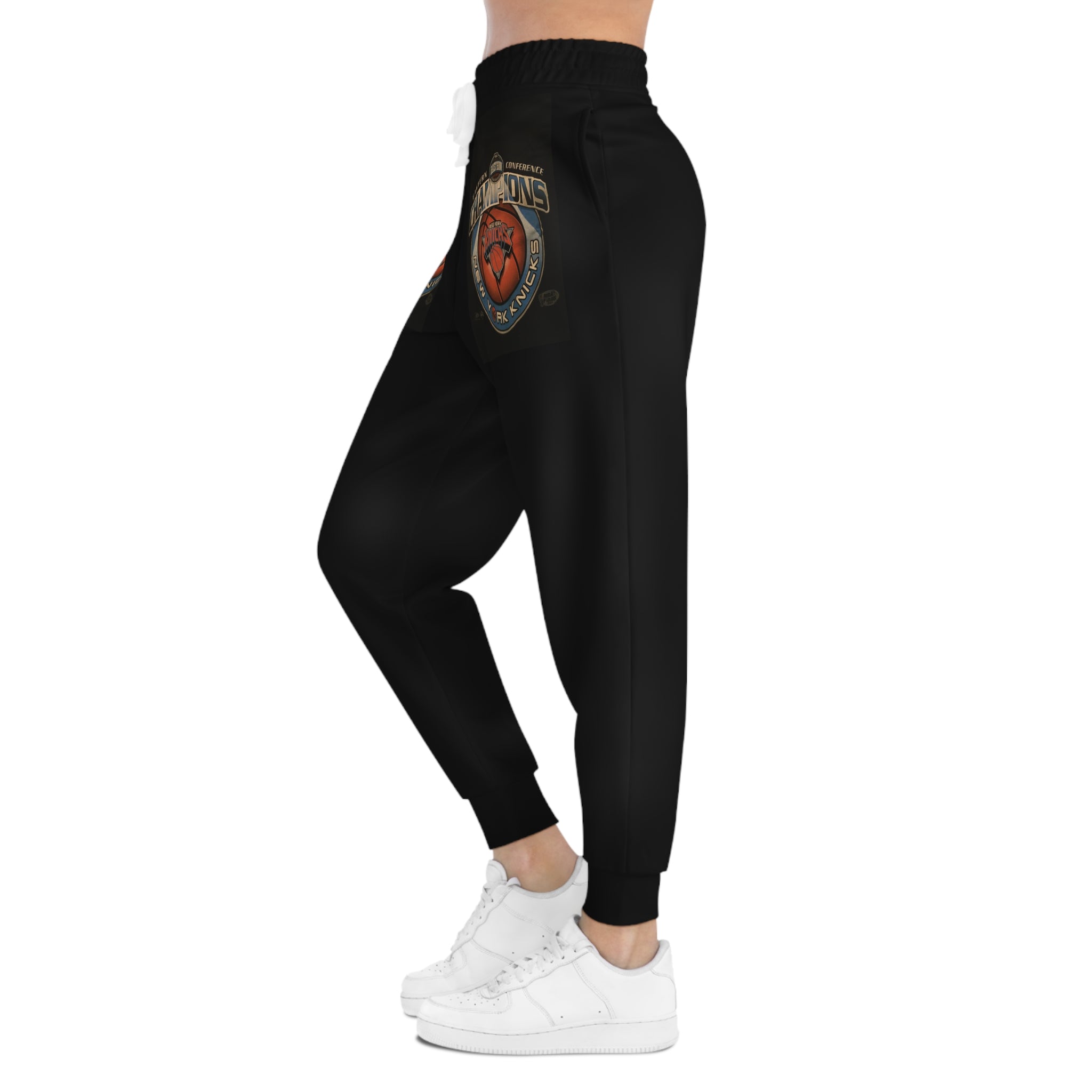 Champ Basketball Athletic Joggers — Vintage Team Logo Sweatpants