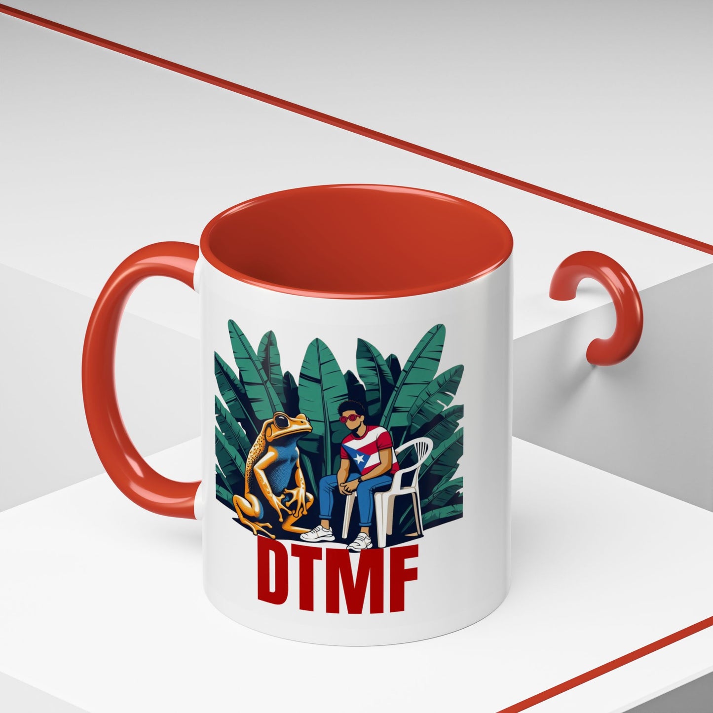 Puerto Rican Heritage Mugs with Unique Designs Accent Coffee Mug (11, 15oz)