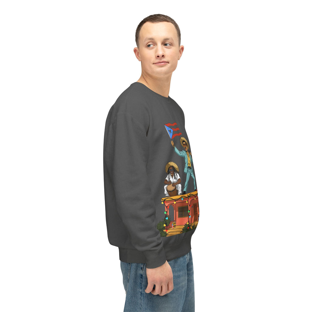 Puerto Rican Benito Parade Sweatshirt  Boricua De Pura Cepa Crewneck Puerto Rico Navidades