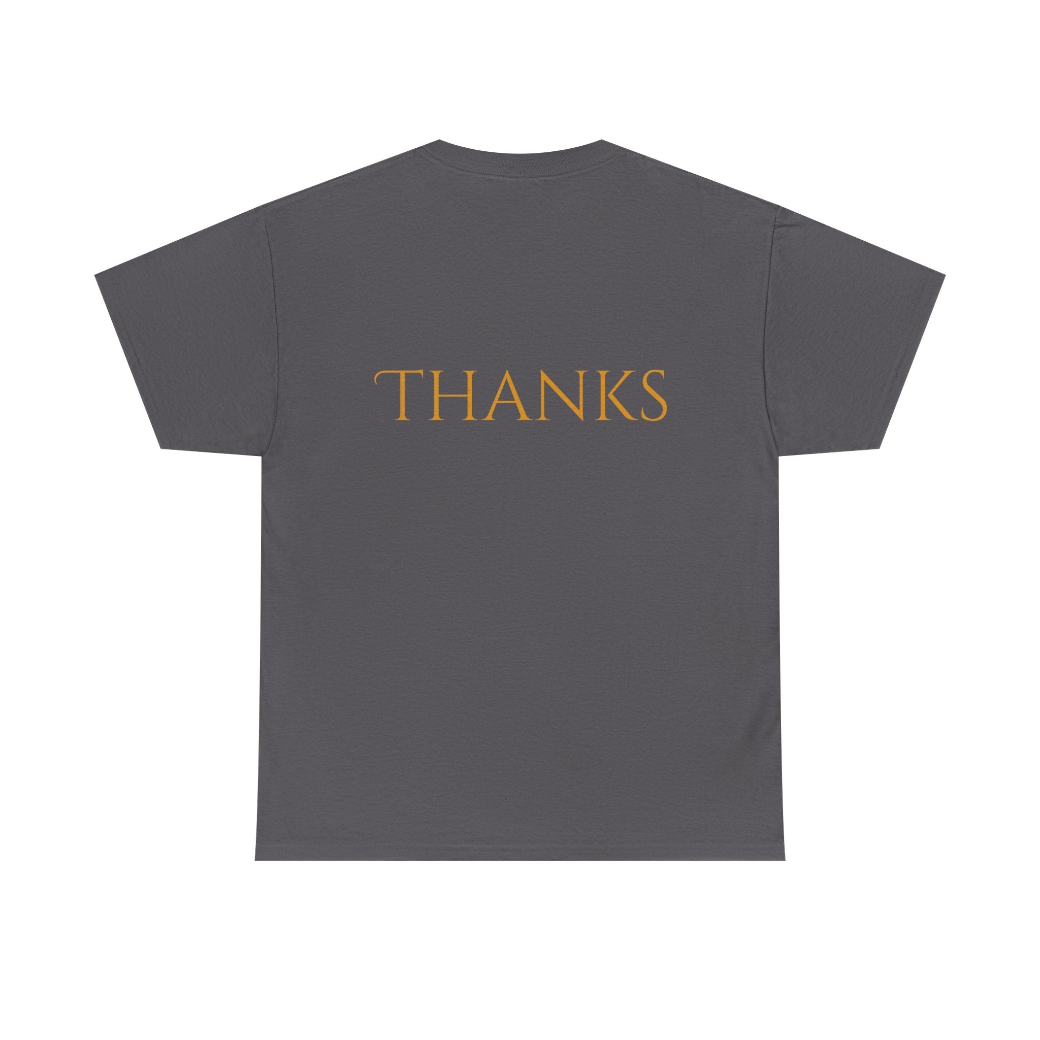 Give Thanks Tee Thanksgiving Graphic T-Shirt with Rustic Bow Design