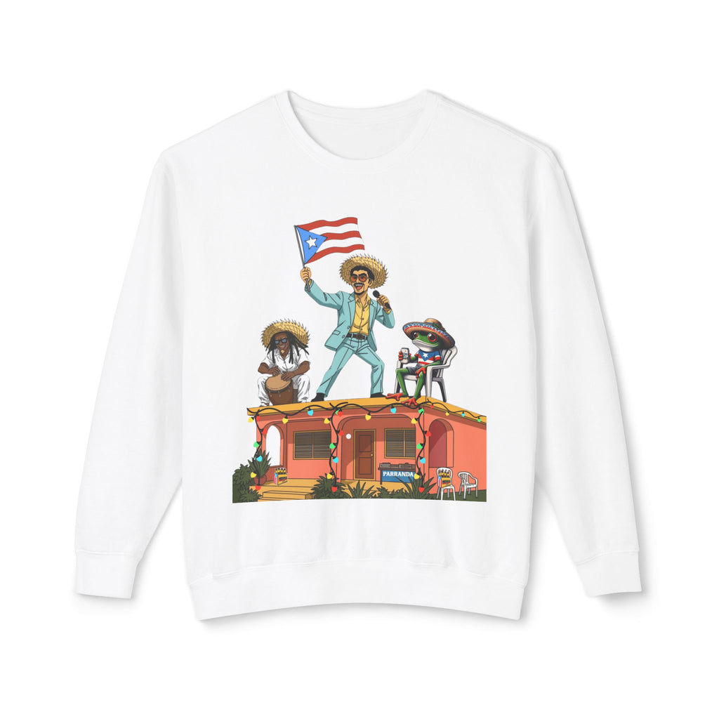 Puerto Rican Benito Parade Sweatshirt  Boricua De Pura Cepa Crewneck Puerto Rico Navidades
