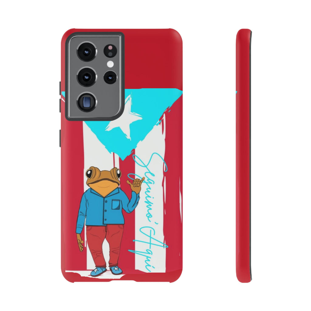 Puerto Rican Flag Frog Design ("Señorita Hops")Phone Case Isla del Encanto Phone Case – Puerto Rican Style