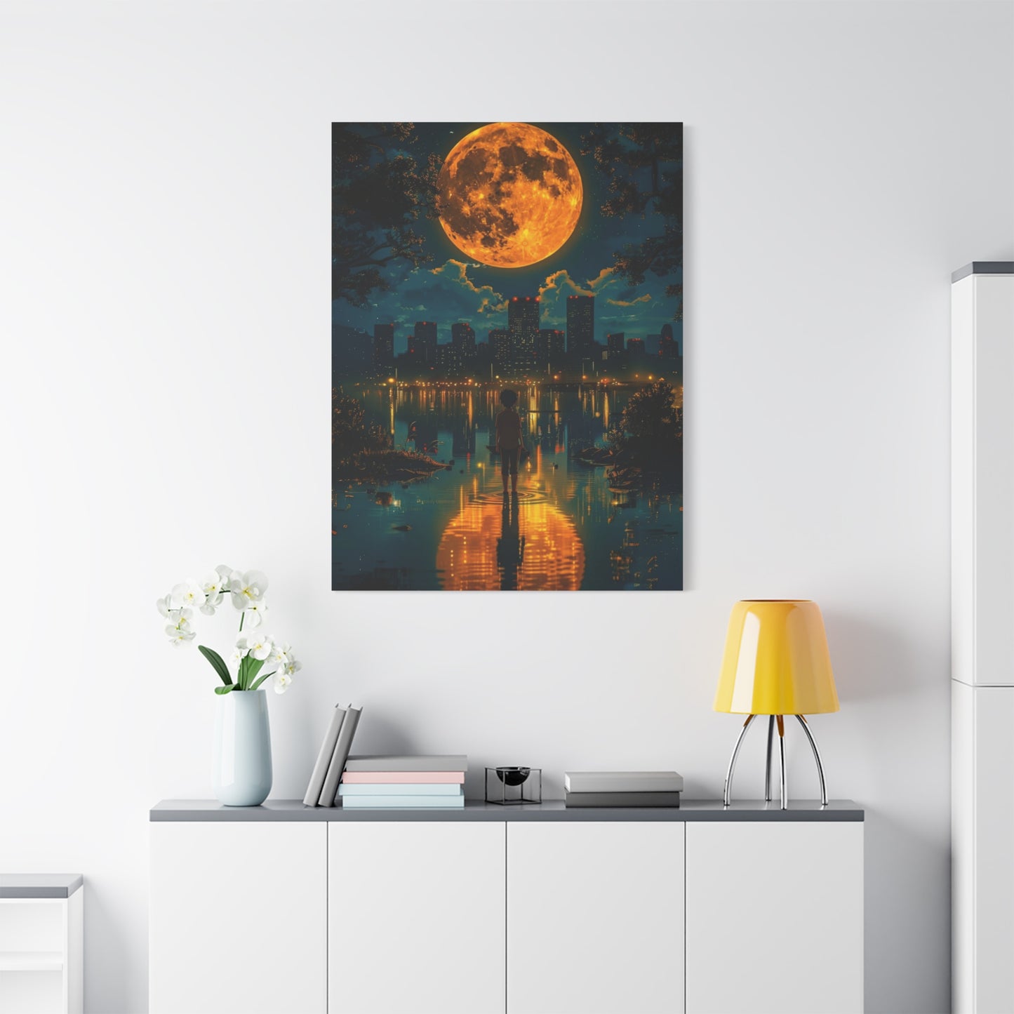 Because words have the power to move you let them live on your wall, Unique Nightscape Decoration, Perfect for Any Occasion