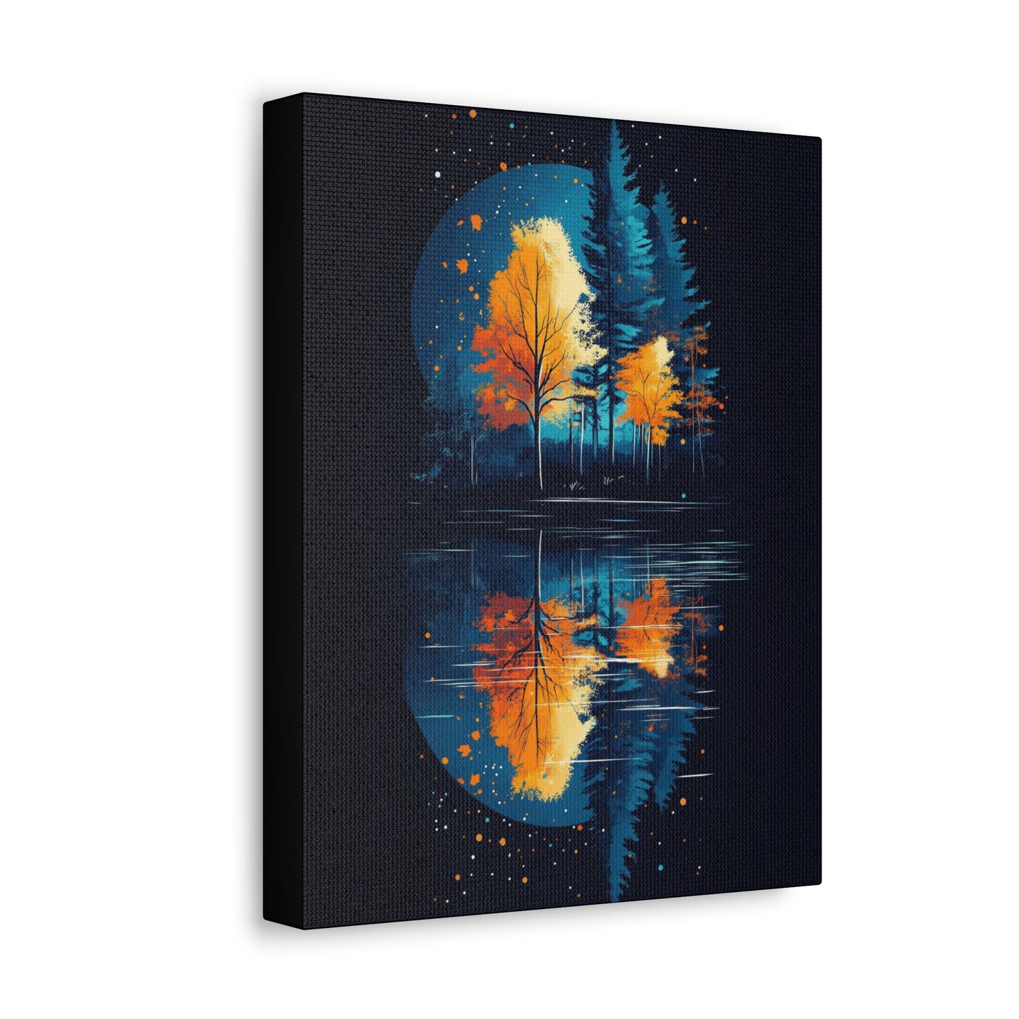 Vibrant Autumn Landscape Canvas Art | Fall Decor | Nature Wall Art | Home Decor | Gift for Nature Lovers