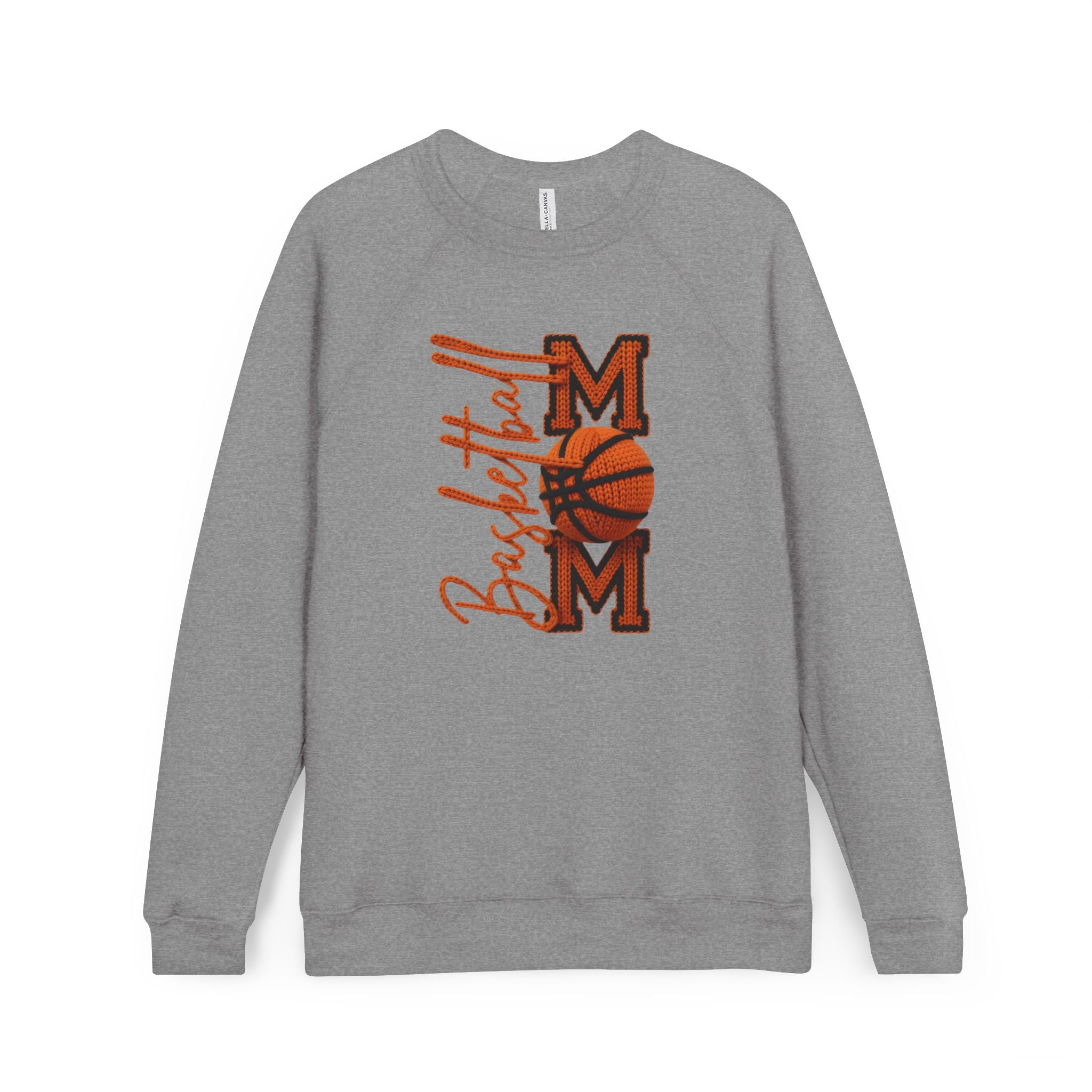 Basketball Mom Sweatshirt  Vintage Orange Hoop Mom Crewneck