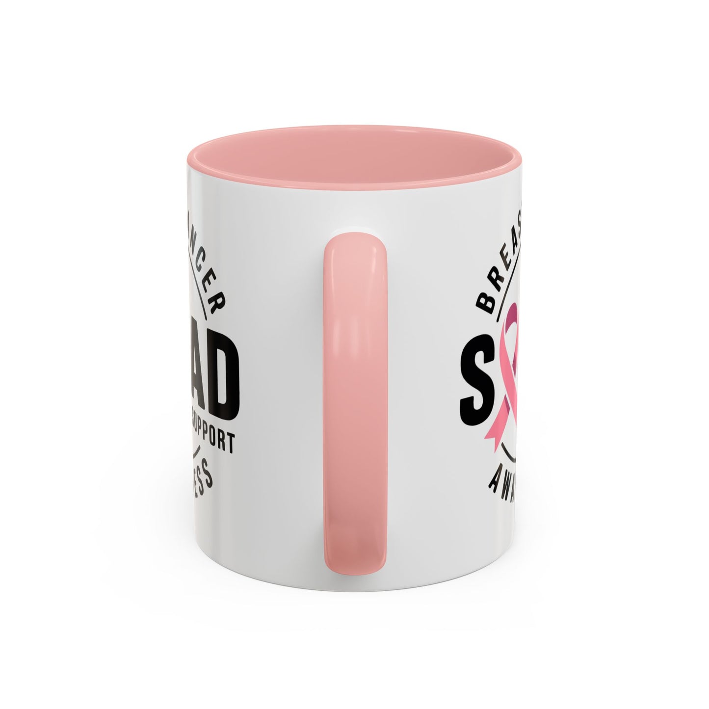 Breast Cancer Awareness Coffee Mug - Support Your Squad