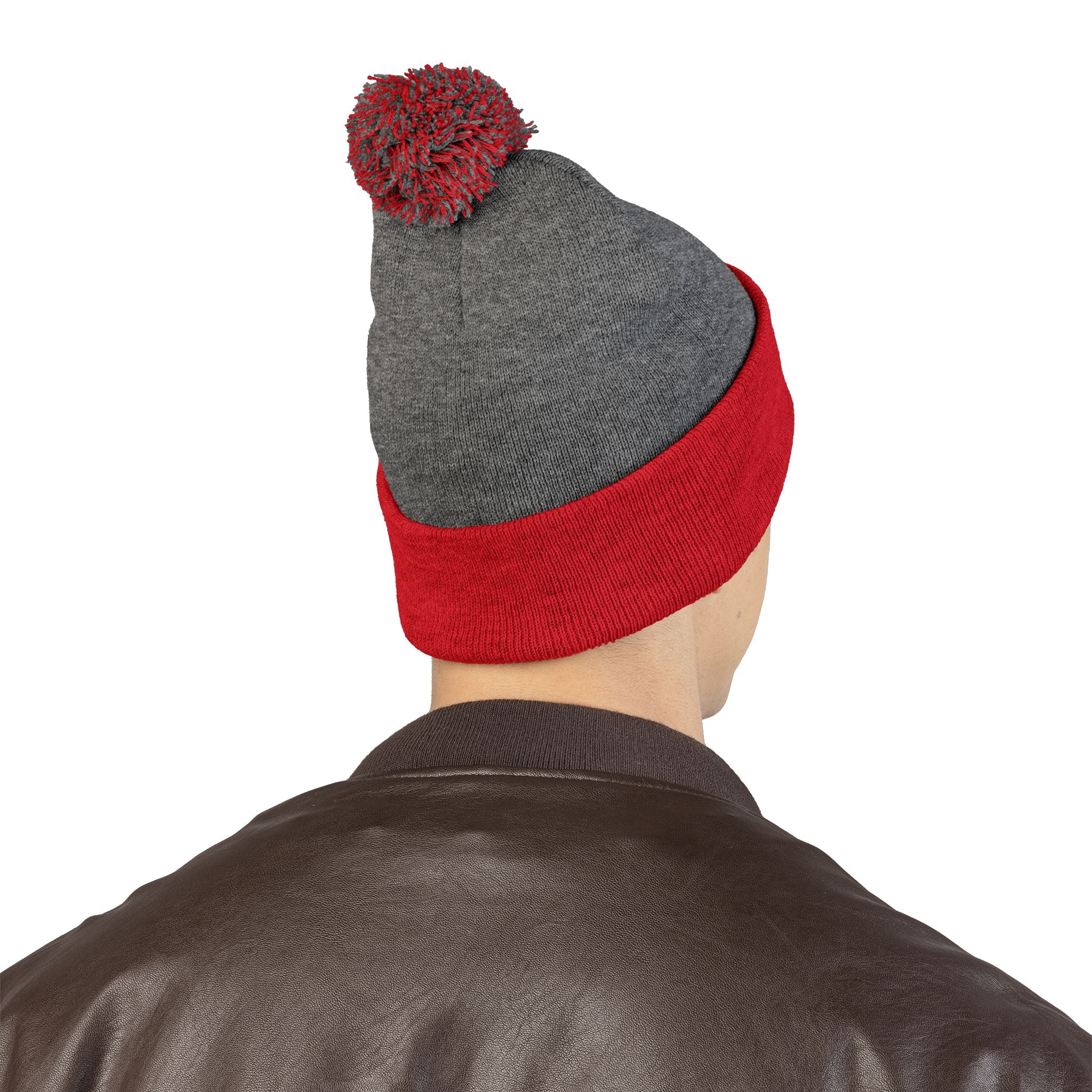 Toy Story Embroidered Pom-Pom Knit Cap Humor Cuffed Beanie – Warm, Soft & Sassy Winter Hat