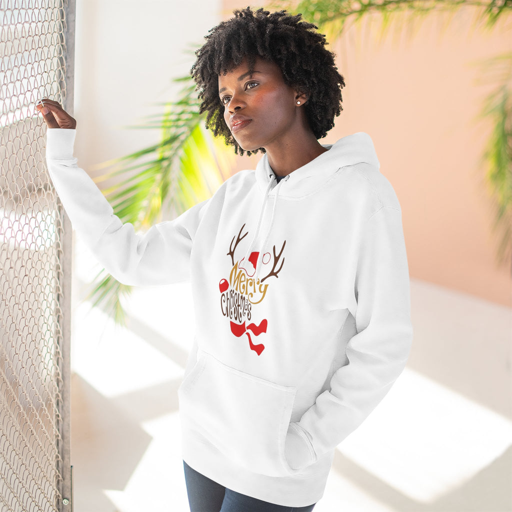Holiday Apparel | Christmas Tees & Sweatshirts with Festive Quotes Merry Christmas Fleece Hoodie