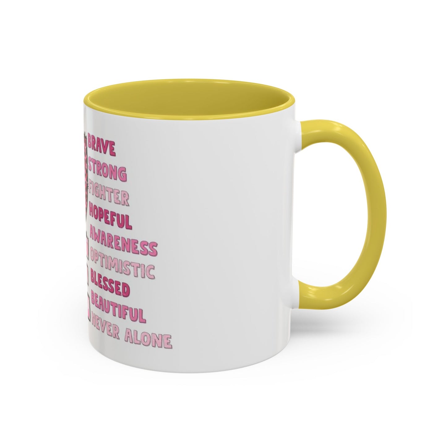 Cancer Hope Collection Empowering Inspirational Mug for Breast Cancer Awareness
