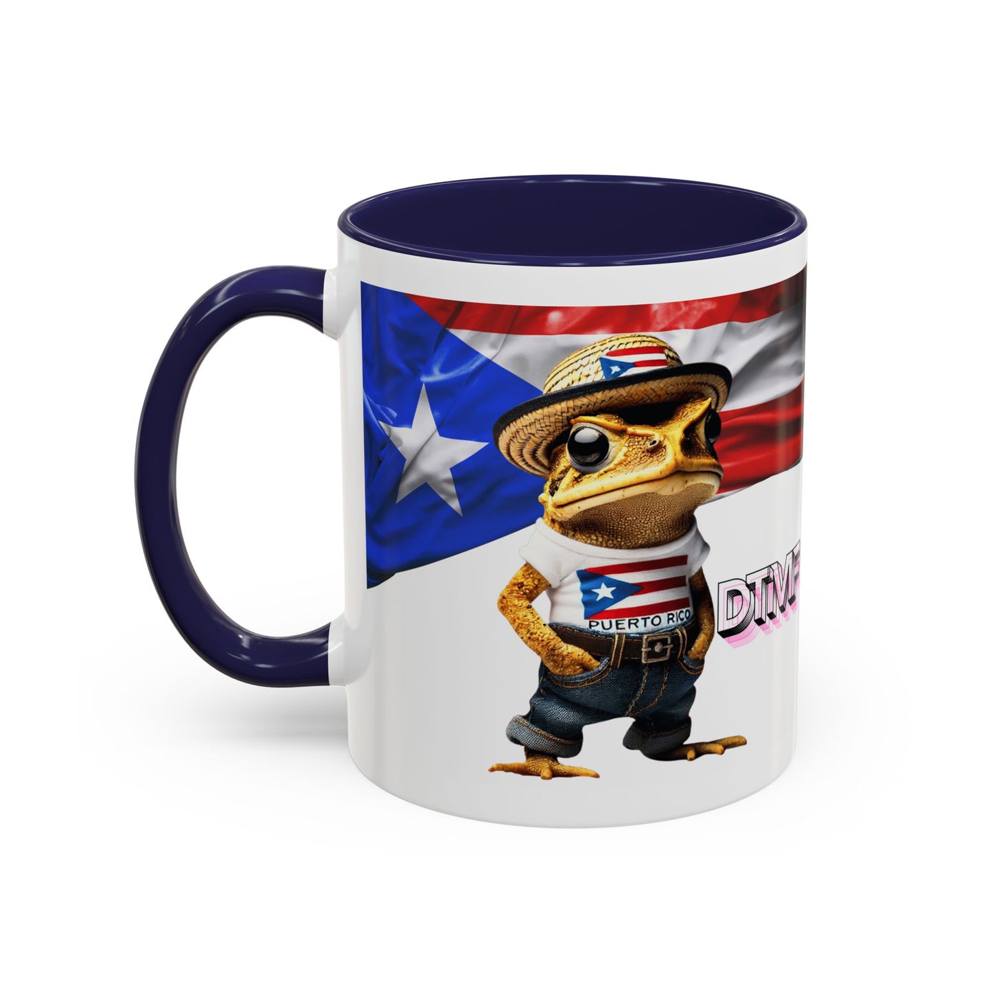 Puerto Rican Heritage Mugs with Unique Designs Accent Coffee Mug (11, 15oz)