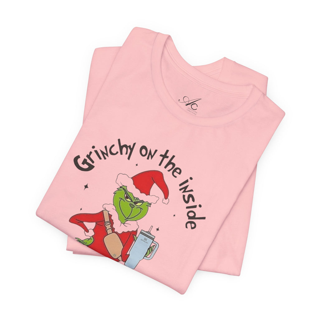 Grinch-Inspired Holiday Tee: 'Grinchy on the Inside, Boogie on the Outside'