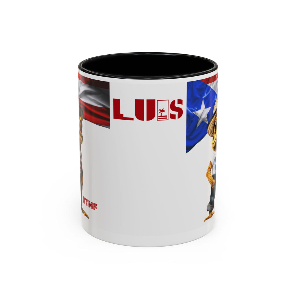 Puerto Rican Frog Character Coffee Mug - Fun Accent Mug for Coffee Lovers