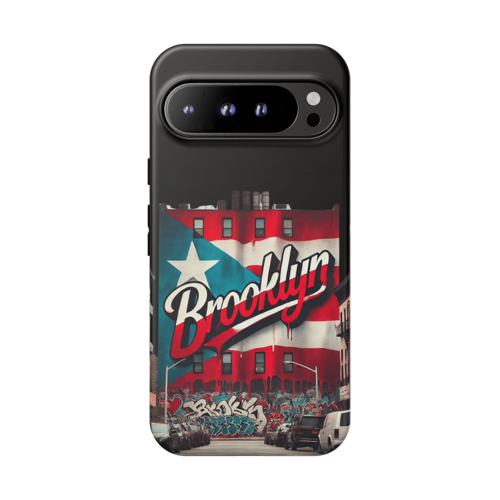Brooklyn Street Art Phone Case  Urban Graffiti Protective Cover