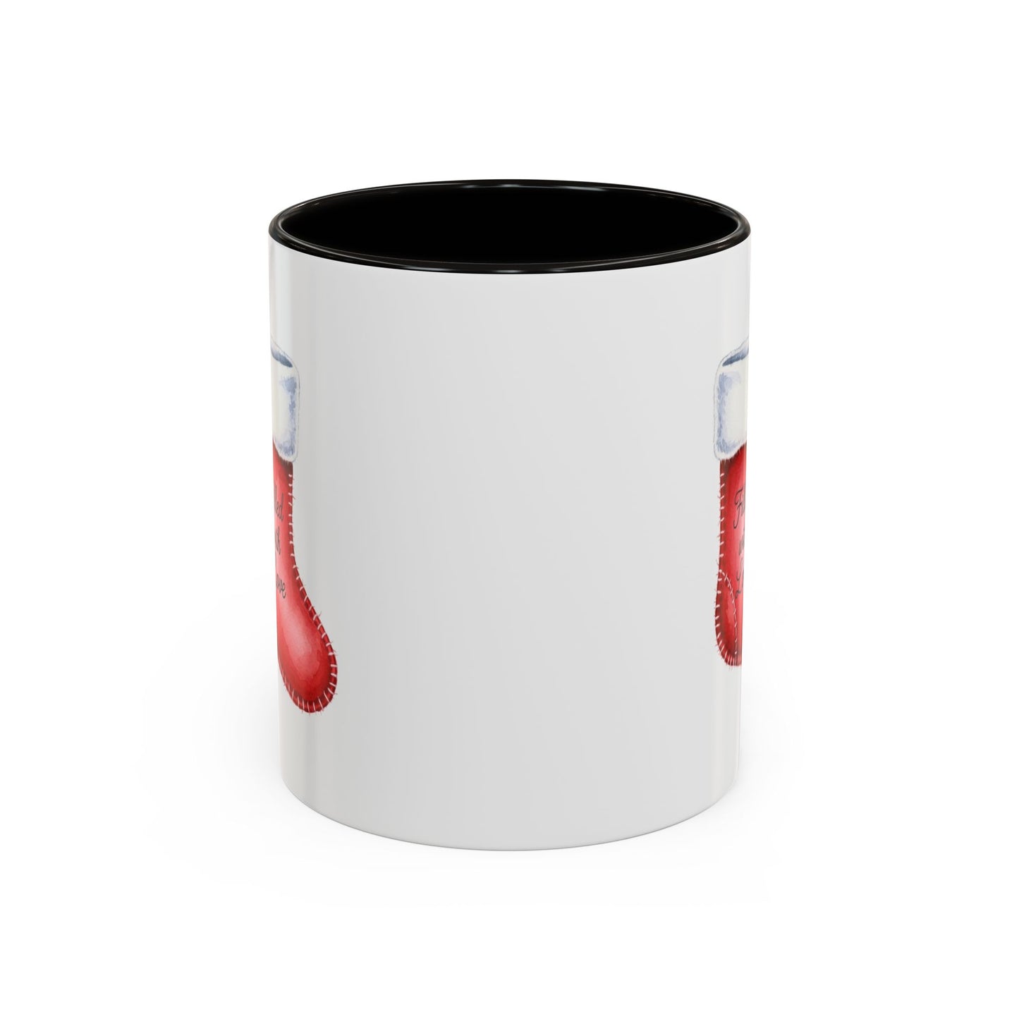 Holiday Mugs Christmas Gift Ideas Hot Cocoa & Coffee Cup Designs Filled with Love - Colorful 11oz & 15oz