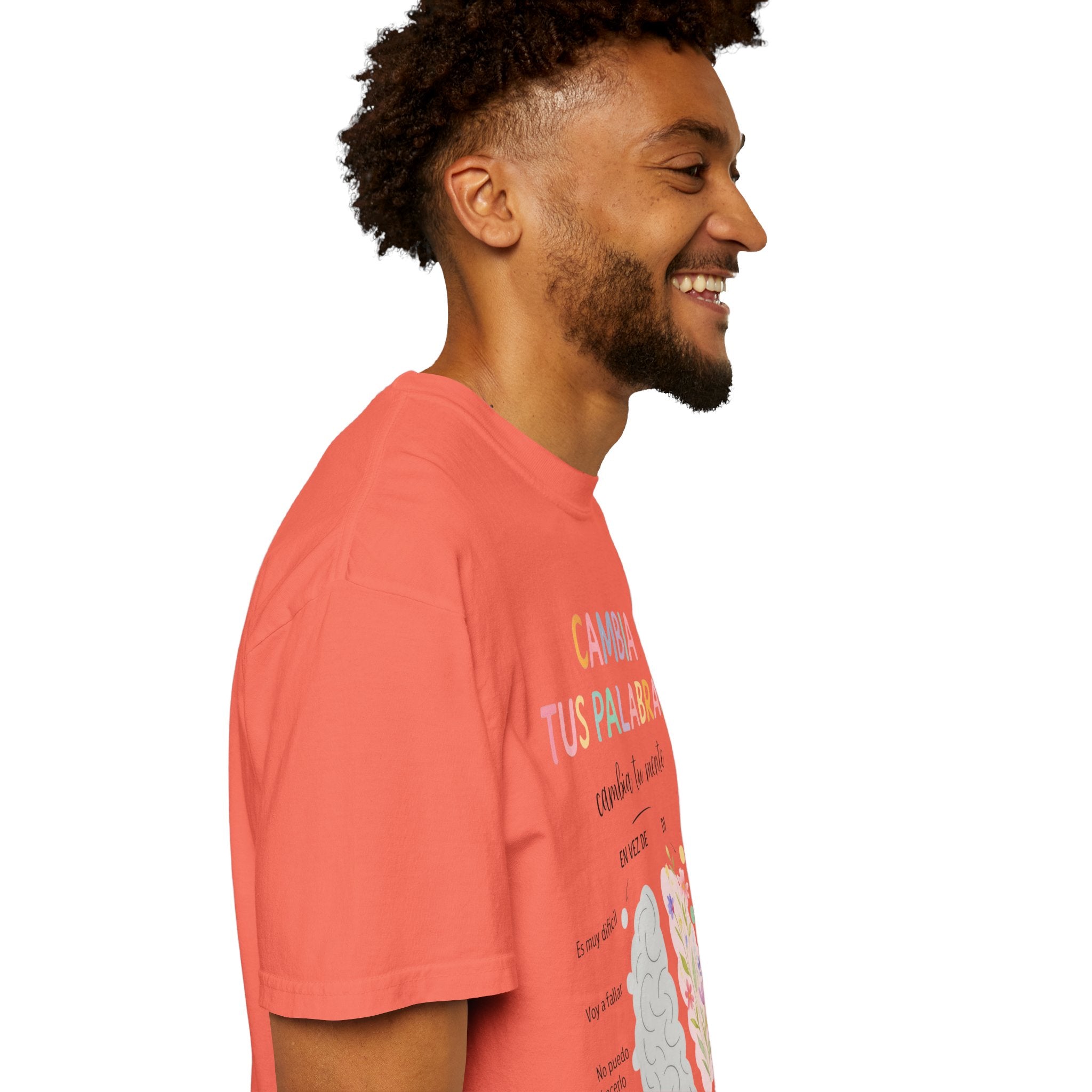 Cambia Tus Palabras Floral Positivity T-Shirt