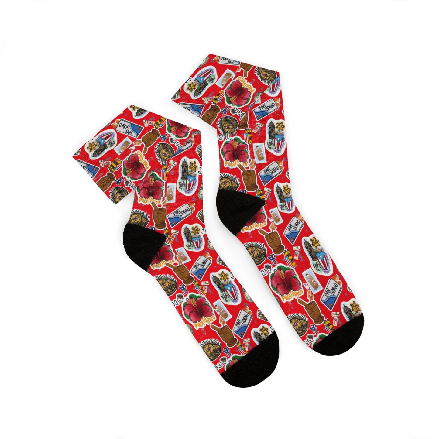 Puerto Rico Pride Sublimation Socks