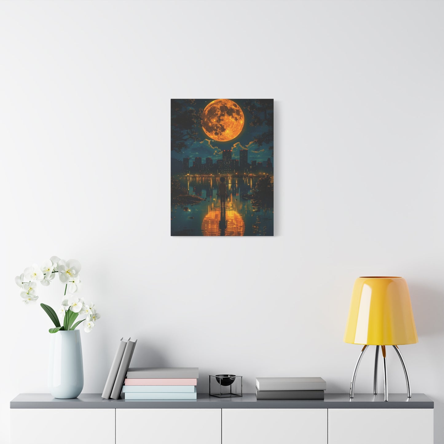 Because words have the power to move you let them live on your wall, Unique Nightscape Decoration, Perfect for Any Occasion