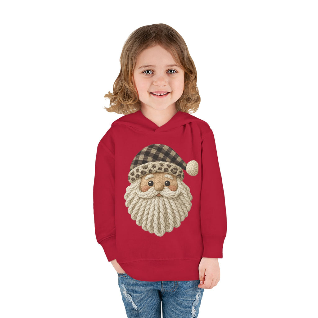 Toddler Hoodie  Cozy Plaid Santa Gnome Pullover