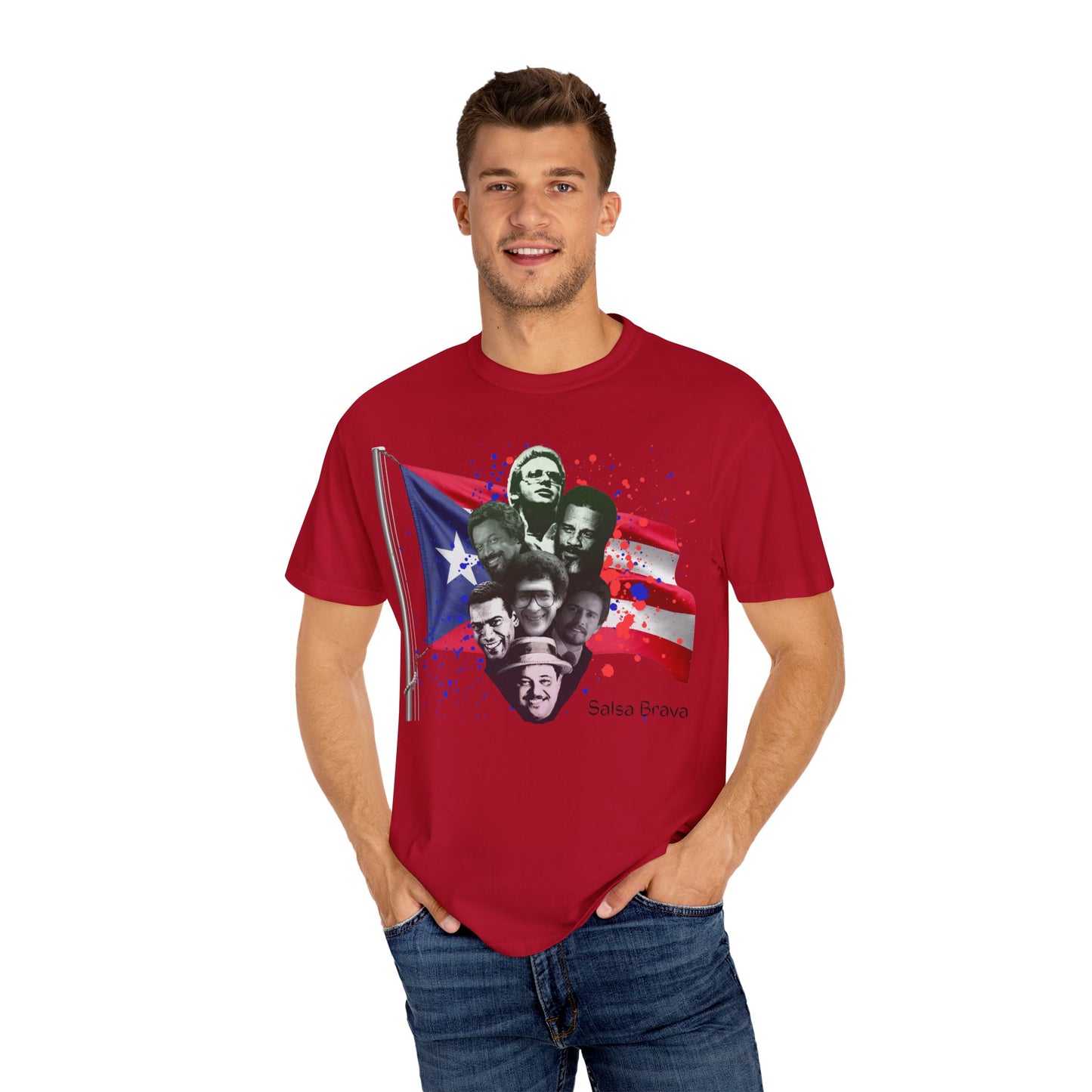 Salsa Brava T-Shirt, Vibrant Puerto Rican Pride Shirt, Gift for Salsa Lovers, Unisex Festival Tee, Caribbean Culture Apparel