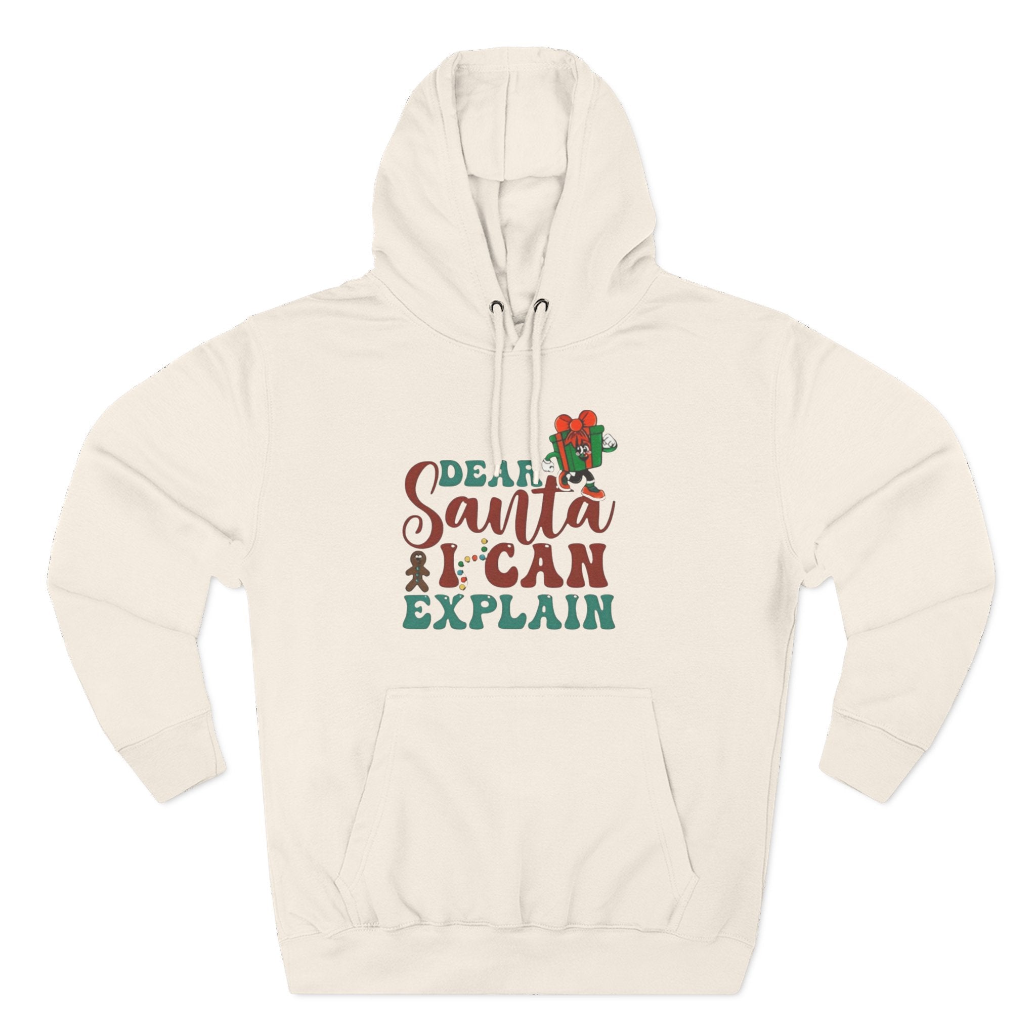 Christmas Hoodie “Dear Santa I Can Explain” Funny Holiday Pullover Christmas T-Shirts and Sweatshirts Collection