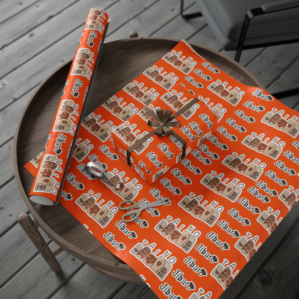 Puerto Rico  T aino Jibaro BoricuaWrapping Paper Cultural Gift Wrap | Boricua Heritage Design | Holiday & Celebration Gift Packaging