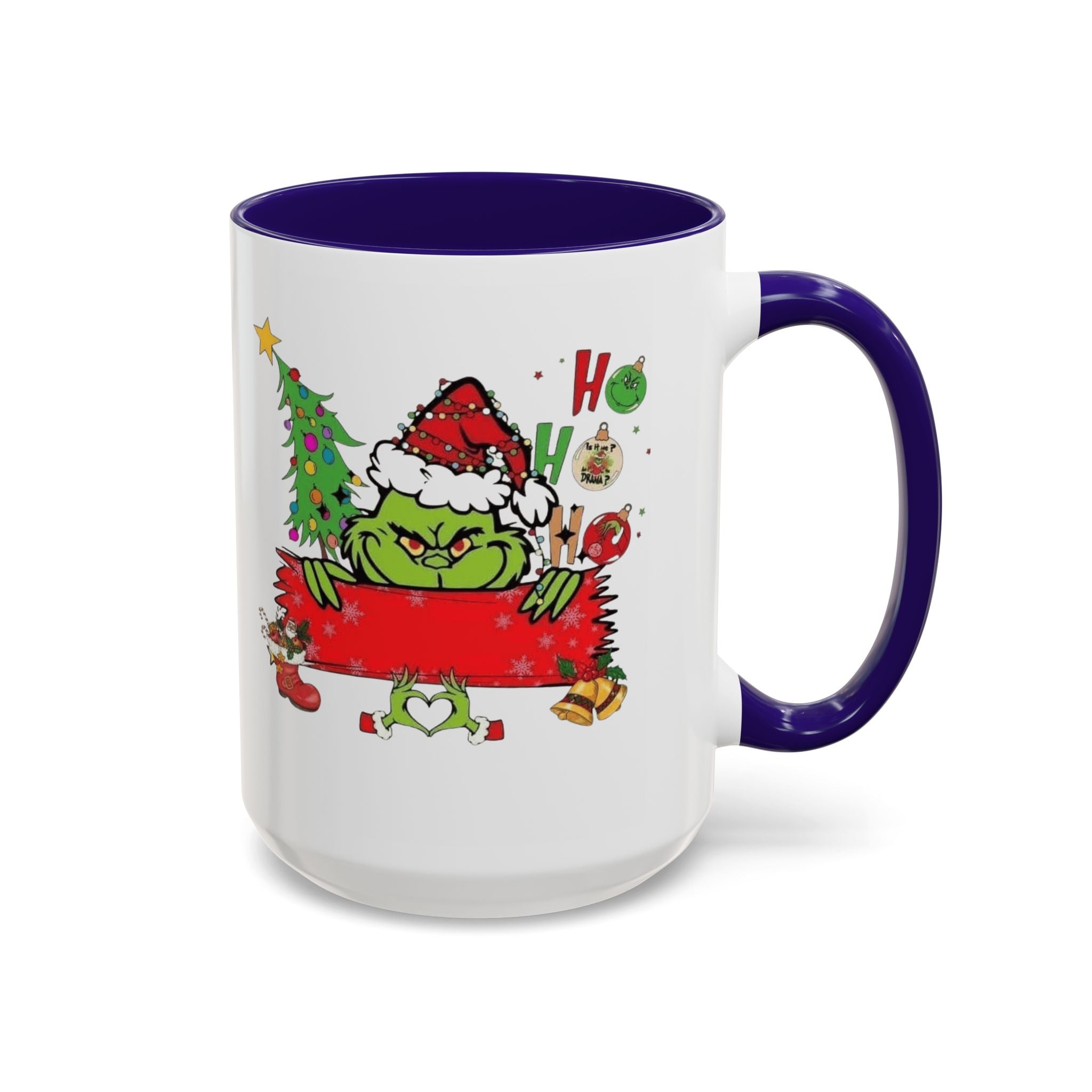 Christmas Grinch Mug (11oz & 15oz)  Funny Holiday Coffee Cup with Grinch Illustration Christmas Mugs Collection!