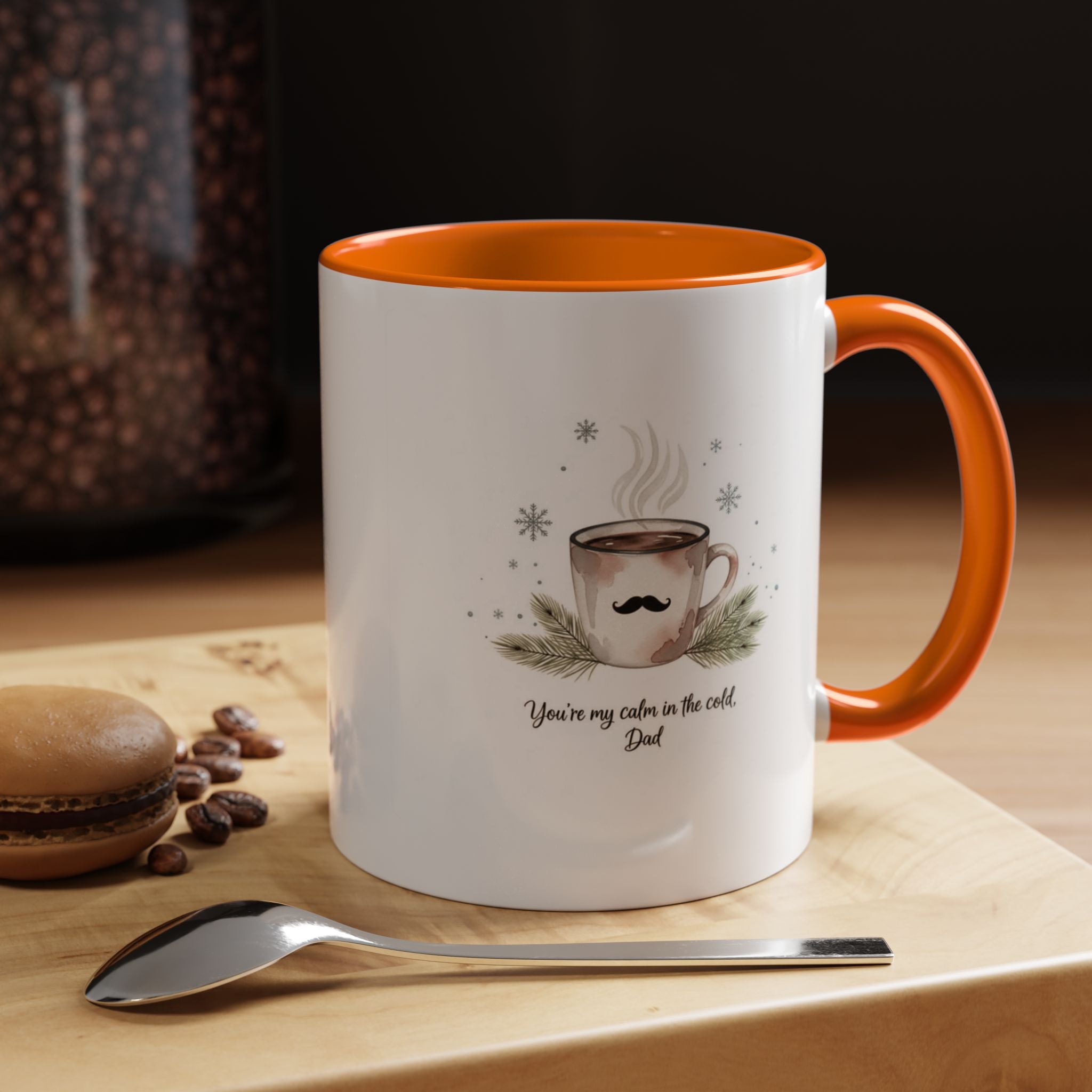 Holiday Coffee Cups with Festive Quotes & Designs Personalized Dad Coffee Mug You're my reason in the world